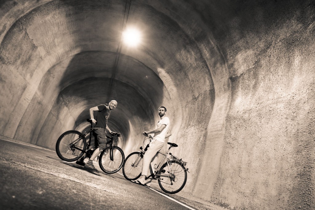 bike tunnel in Prague