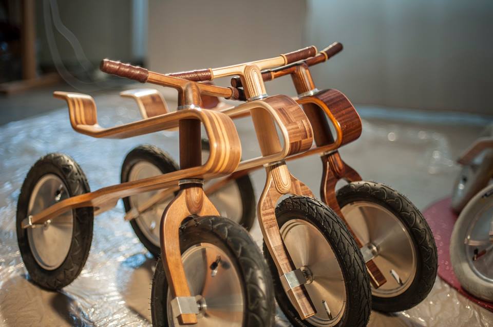 BrumBrum wooden balance bikes