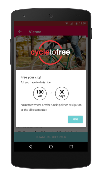 Cycle to Free - Bike Citizens_App test