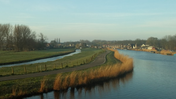 The Rotte, flowing above the landscape