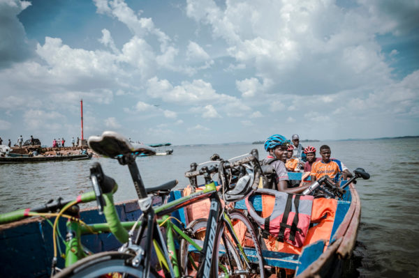 kampala boat trip with bike