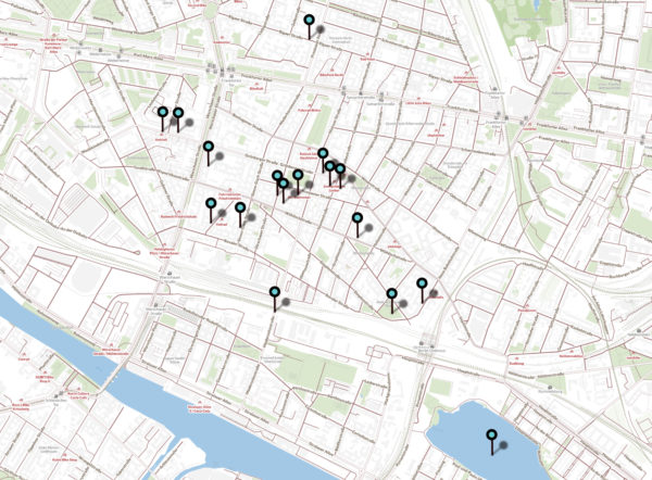 Neighbourhood tips Friedrichshain Map Boxhagener Platz
