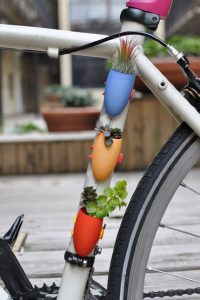 Pimp Your Bike - Vase am Fahrrad