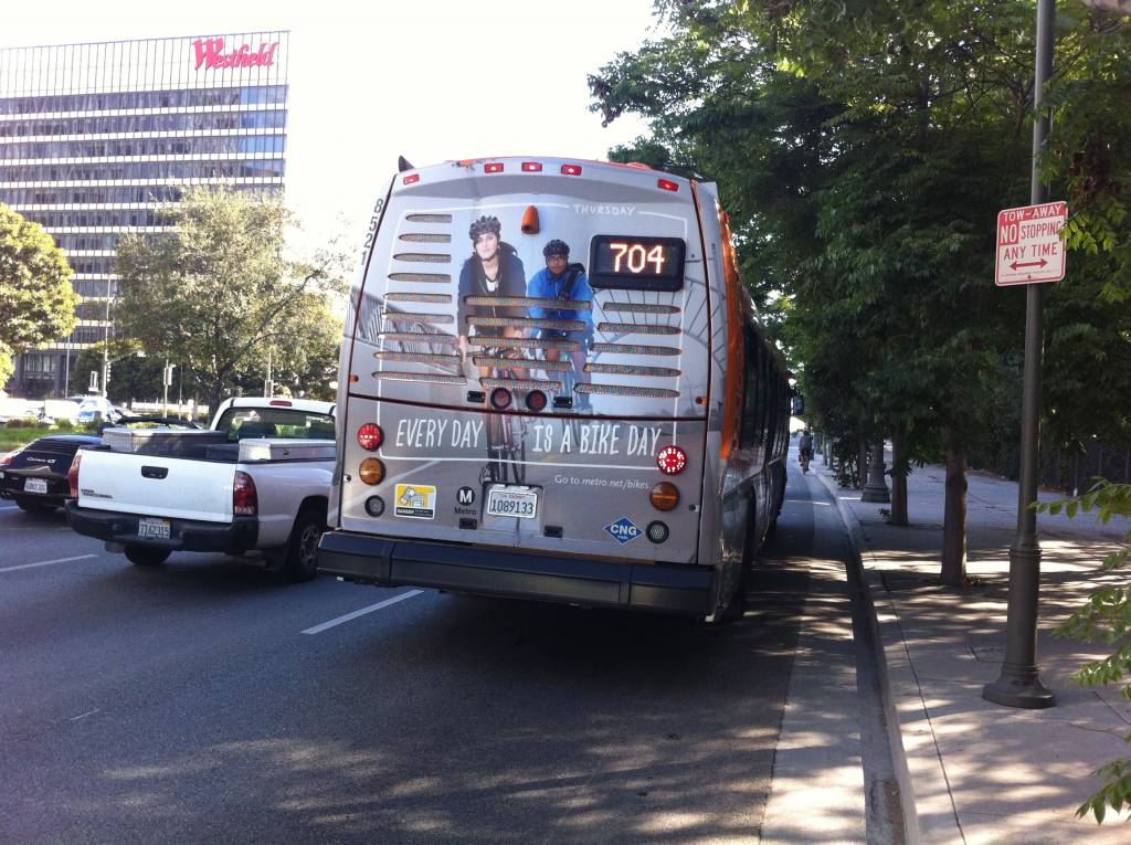 LA Los Angeles Öffentlicher Verkehr Transport Bus LA Greiderer