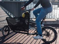 Muli Lastenrad Familienrad Compact Cargobike Kompakt Radstand kurz Faltbox Klappbox Hamburg