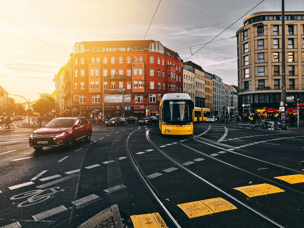 Berlin Metro Street Fahrrad Volksentscheid